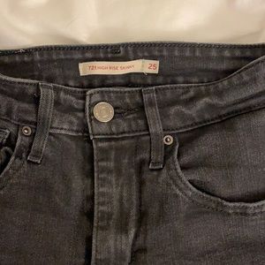 721 high rise Levi’s skinny jeans